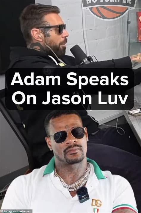 Adam22 makes very below the belt comments about Jason Luv